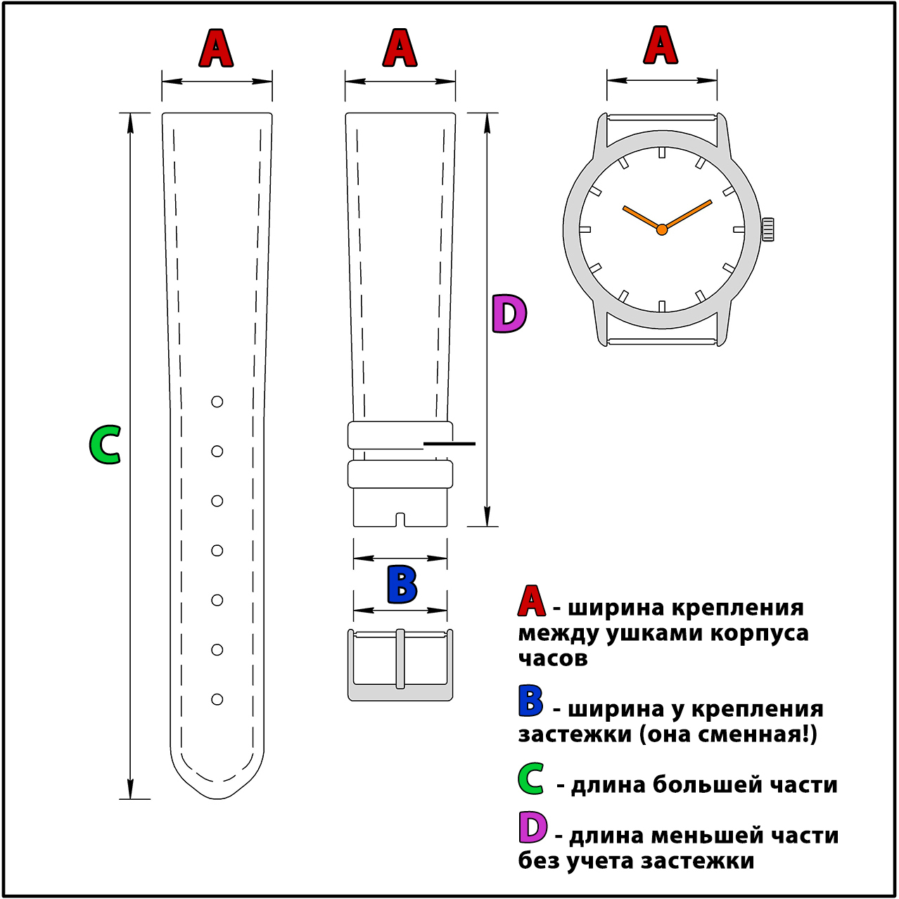 Ремешок 0803-02-1-2 Kroko ЛАК - фото 2